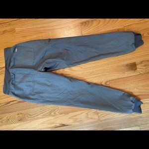 Graphite figs joggers